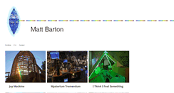 Desktop Screenshot of matthewryanbarton.com