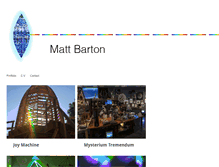 Tablet Screenshot of matthewryanbarton.com